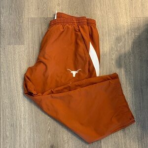 Nike Burnt Orange Joggers with White Accent